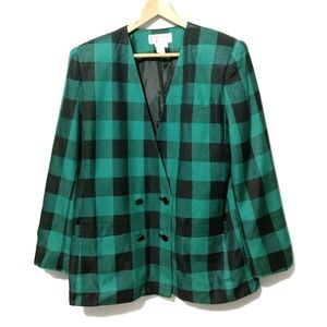 SALE! Vintage Buffalo Check Blazer